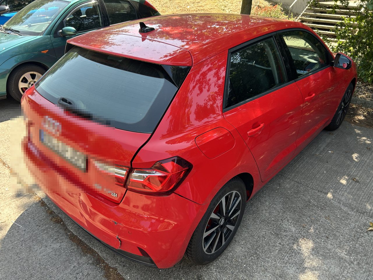 Audi A1 Advanced, Schadensbild aus dem Gutachten