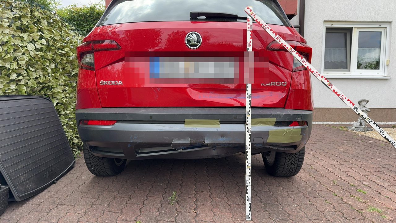 Skoda Karoq Style, Schadensbild aus dem Gutachten